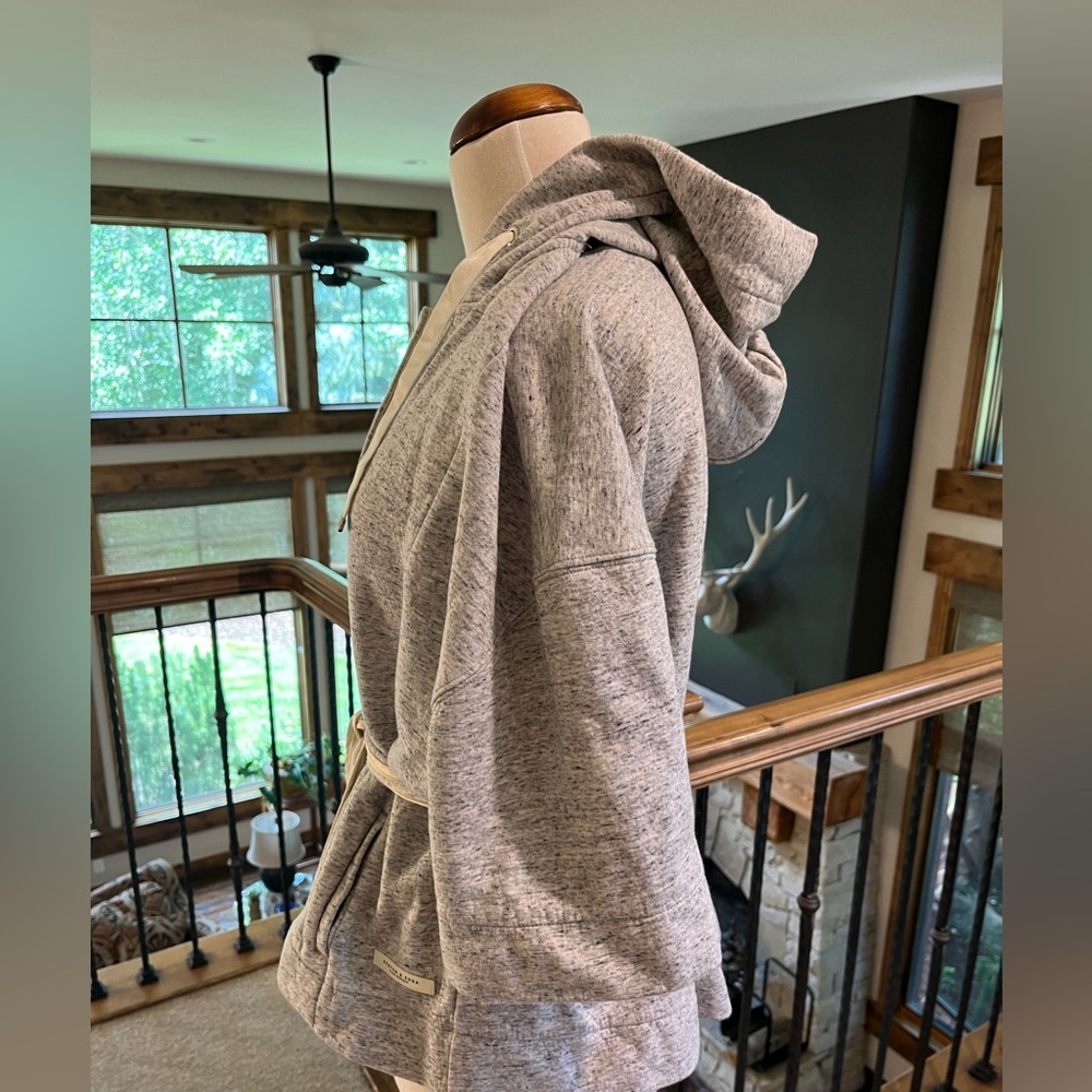 Scotch & Soda Hoodie Sweatshirt Jacket sz M Gray - Picture 6 of 8